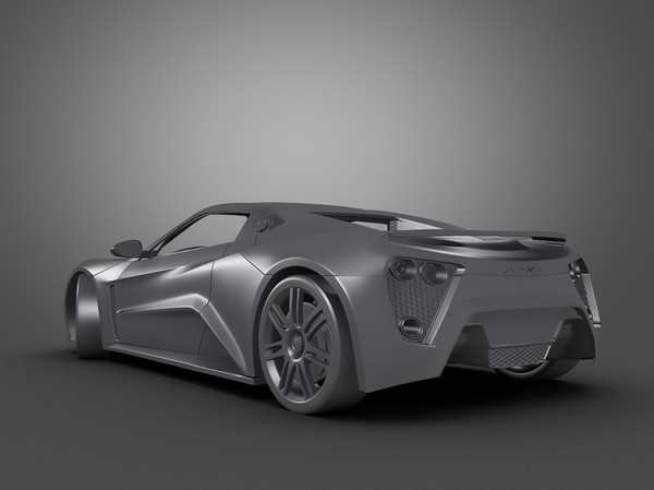 3d model zenvo car - Zenvo ST1 by Swan3DStudios